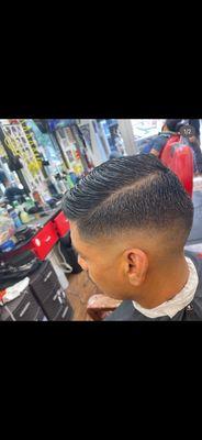 Medium skin fade