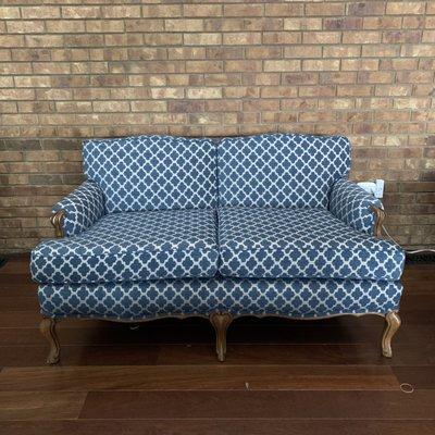 Recovered loveseat