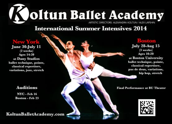 Koltun Ballet Academy International Summer Intensives 2014