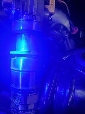 Using UV Light and Dye to find a high pressure leak