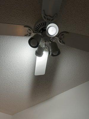 Flickering and dead lights in master bedroom