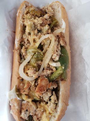 Philly chicken cheesesteak