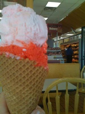 yummm! cherry limeade & cicilian orange sherbet