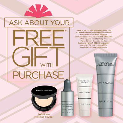 Spring is in the air, so spring in and grab your free gift, while supplies last.