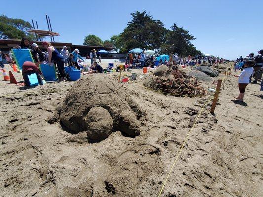 Sand castles/sculptures (2024 event)