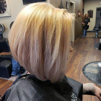 Stacked bob style