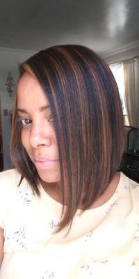 Did my highlights here. They did a good job. Used to do relaxer for my hair and they fixed that. I love the results