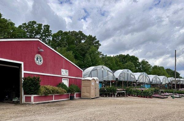 Each greenhouse organized & well labeled