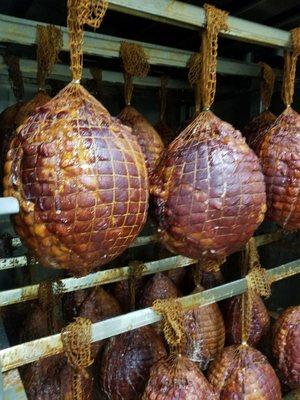 Cherry Smoked Boneless Hams!