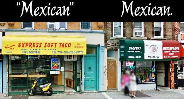 For real, authentic Mexican, head to the right. Don't let the exterior fool you, an amazing feast awaits.