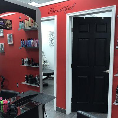 Wax and nail rooms