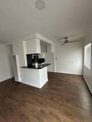 Living room to dining area last day