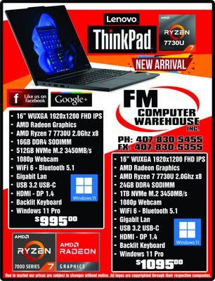 Lenovo ThinkPad E16 Laptop