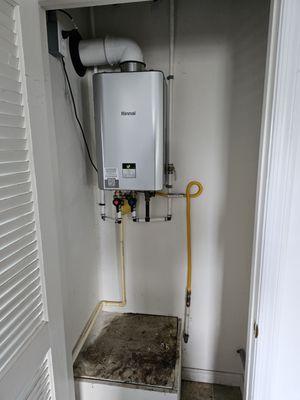 Tank to tankless conversion