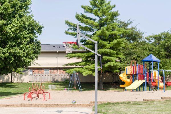 Playground and Basketball Court