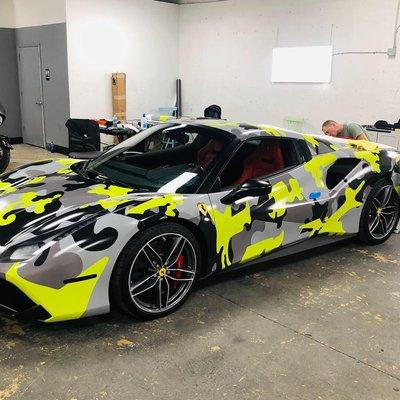 Ferrari Wrap Design