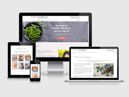 Nutritionist website design