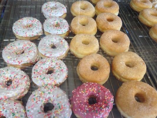 Sprinkled or sugar donuts???