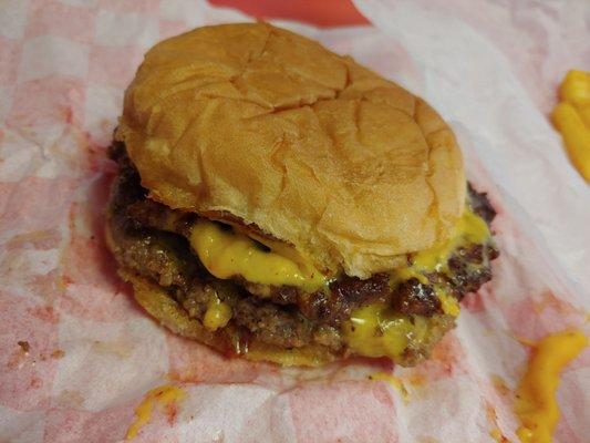 Double cheeseburger