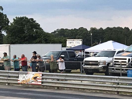 See sign in back, name has changed to Nahunta DragStrip