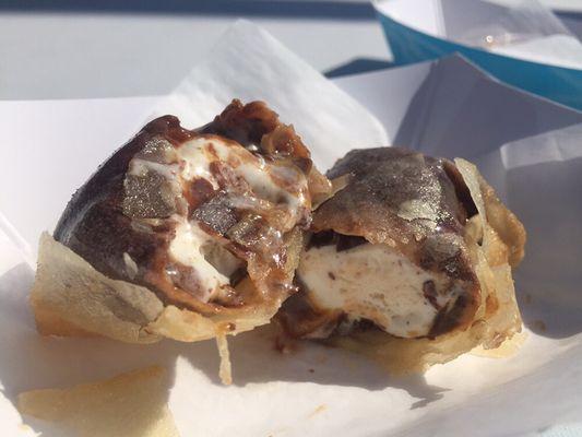 Deep fried ice cream lumpia.