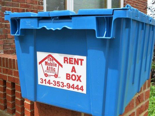 Help our environment - Rent the eco-friendly, reusable plastic storage totes from Mobile Attic of St. Louis.