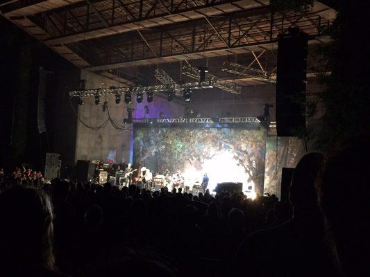 Wilco - perfect set design for this venue!