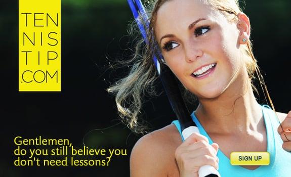 Meet her in our class. Sign up at TennisTIP.com