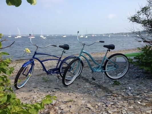 Beach Cruisers to bike around town and to the beach!