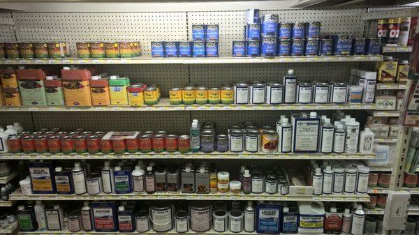 We Stock General Finishes Gel Stains, Dye Stains, Top Coats and Milk/Chalk Paints