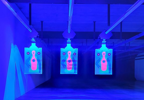 Black light targets!