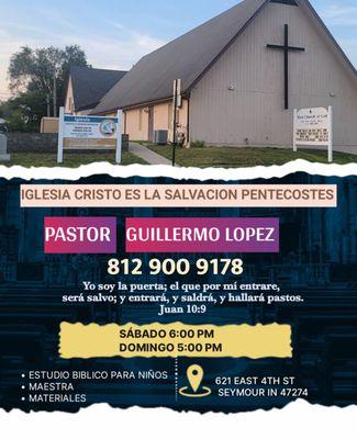 Iglesia cristo es la salvacion pentecostes  Seymour Indiana