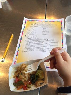 Chef Mike explained to the class the umami flavor profile with this recipe.