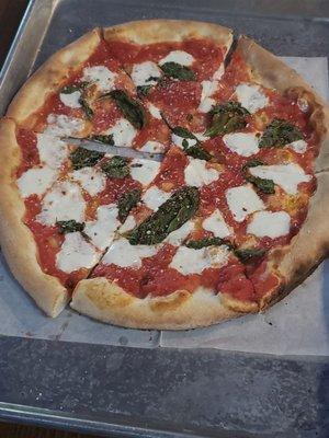 Margherita pizza