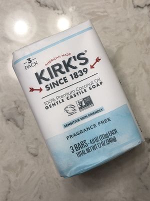 Was able to find fragrance free bar soap