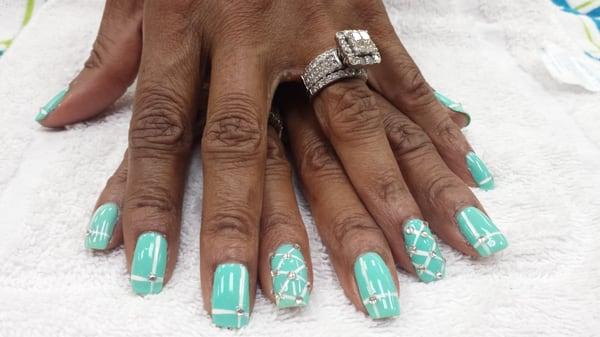 Tiffany nails done by michelle