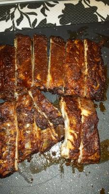 13 spiced rubbed ribs