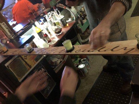 Shot ski