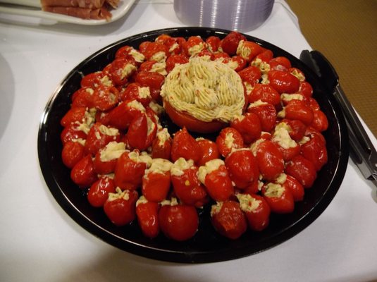 Sweet peppers with abbruzzi cheese