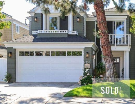 SOLD!  Such a sweet treat to help this family relocate from the Bay Area to beautiful Manhattan Beach, and into this Cape Cod inspired gem.