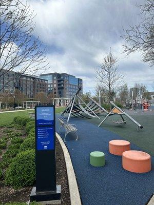 Children's playground area