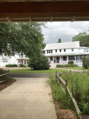 The back of the original farmhouse that faces Centerville Rd. They added a whole other house to the farmhouse.