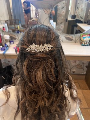 Bridal hair