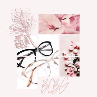 Glasses on mood board