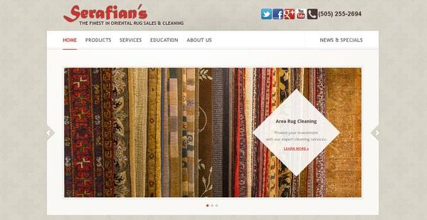 Be sure to visit our website - www.Serafians.com - for a free rug education!