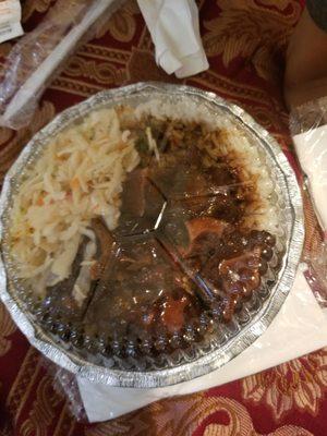 Love the food here but some things just don't make sense 6 pieces of oxtail for $13. Smh