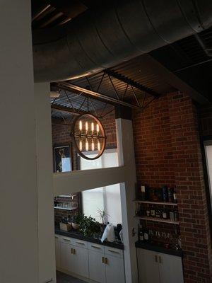 We all know what a statement piece is in our home, this light fixture is exactly that, an eye catcher and a topic to talk about