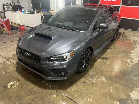 Interior plus wash & polish w/ sealant on this Subaru WRX