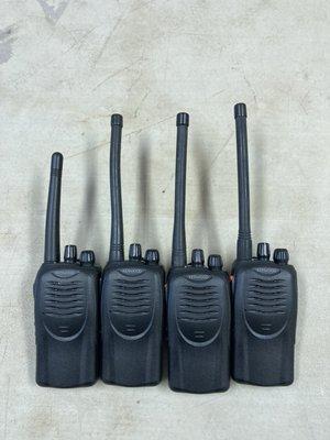 We sell and service 2-way radios ( Walkie Talkies) featuring Kenwood, ICOM and RCA.