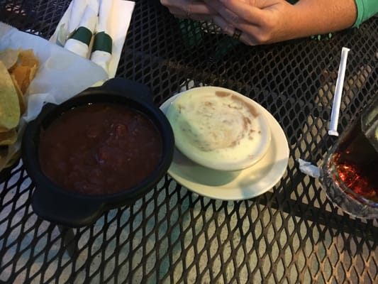 Bean dip is amazing, and the salsa is amazing!